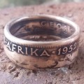 Coin Ring 1 Penny 1952 South Africa / Suid-Afrika