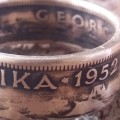 Coin Ring 1 Penny 1952 South Africa / Suid-Afrika