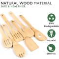 Bamboo Kitchen Utensils Set - Eco-Friendly Cooking Tools with Natural Bamboo Handles