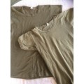 SADF 1981 Border War Brown T-Shirts (x2 sold as a pair) - Size M