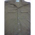 SANDF browns shirt and pants -good condition
