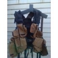 SADF battle jacket -all clips and zips working