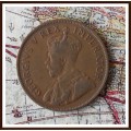 1935 S.A.U.  Penny, Circulated Coin, as per Photo.