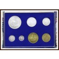 1962 S.A.U. Excellent  Set,of Cir. Coins in Very Good Conditions, Evalue yourself, as per Photo.