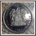 1987 Rep. of S. A, R1 Excellent  Nickel Proof Coin, Judge Condition for Yourself,  asper Photo.