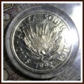 1992 Rep. of S. A. R1 , Proof Coin, (Cleaned), Judge Condition for Yourself,  asper Photo.