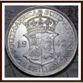 1942 Uni. of S. A. 2 1/2 Shillings, Circulated Coin,  , Judge Cond. for Yourself, as per Photo.