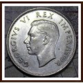 1942 Uni. of S. A. 2 1/2 Shillings, Circulated Coin,  , Judge Cond. for Yourself, as per Photo.