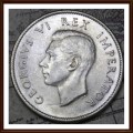 1943 Uni. of S. A. 2 Shillings, Circulated Coin, Judge Conditions for Yourself, as per Photo.
