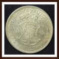 1942 Uni. of S. A. 2 1/2 Shillings, Circulated Coin, Judge Cond. for Yourself, as per Photo.
