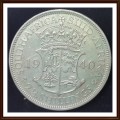 1940 Uni. of S. A. 2 1/2 Shillings, Circulated Coin, Judge Cond. for Yourself, as per Photo.
