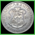1926 Union of S.A. 2 Shillings  (Good Conditions), Judge for Yourself. As per Photo.