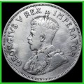1924 Union of S.A. 2 1/2 Shillings  in (Cleaned Conditions), Judge for Yourself. As per Photo.