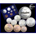 1960 Union of  South Africa: Immaculate: Uncirculated Short Set, Coins in Excellent Tone,