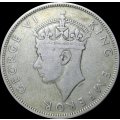 1944: Southern Rhodesia: Half Crown  in Circulated  Conditions, as per Photo.
