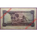 South African Bank Note : TEN POUNDS - TIEN POND  (Date 19-11-58)  MH de Kock. as per Photo.