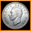 1948 : Union of  S. A. : 5 Shillings : Circulated Coin in Good Conditions, as per Photo.