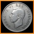 1942 Union of S.A. 2 1/2 Shillings  in (Circulated  Conditions), as per Photo.