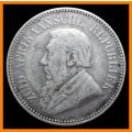 1895 : Z.A.R.. : Two and a Half Shillings : Circulated Coin, as per Photo.