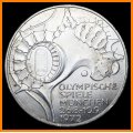 1972 : GERMANY : J XX OLYMPICS SILVER TEN 10 DEUTSCHE MARK, (Silver Coin) as per Photo.