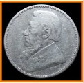 1895 : Z.A.R.. : One Shilling : Circulated Coin, as per Photo.