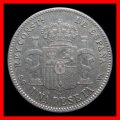 1899 :SPAIN : 1 PESETA : Coin in Circulated Condition , as per Photo.