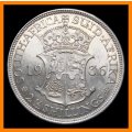 1936 Union of S.A. : 2 1/2  SHILLINGS :  COIN IN UNC CONDITION? EXTREMELY HIHG GRADE AND VALUE  COIN