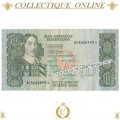 S. A. Bank Note : TIEN RAND/TEN RAND : C. L. STALS  : DATE 1990 : FIRST ISSUE.