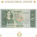 S. A. Bank Note : TIEN RAND/TEN RAND : C. L. STALS  : DATE 1990 : FIRST ISSUE.