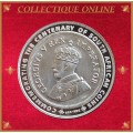 100 Years of South African Coins ( 1923-2023 ): 1oz Fine Silver Medallion. As Per Photo.