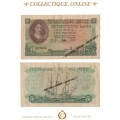 S. A. Bank Note : VYF RAND/FIVE RAND :  M. H. DE KOCK : DATE 18. 2. 59.  SECOND ISSUE.
