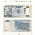 2002 :  BANQUE CENTRALE DU CONGO : 500 FRANCS . As Per Photo.