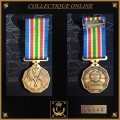Rep. S. A. : Police Service : Ten Year Commemoration medal : NUMBER 13482 : 1995-2005.