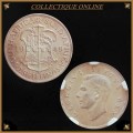 1949 : UNION S. A: 2 SHILLINGS : RARE IN HIGH GRADE  VERY LOW Minted 203.933 : GRADED by S.A.N.G.S.