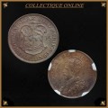 1935 : UNION S. A. : 2 SHILLINGS : COIN IN AU 55 : LOW Minted 553.589 : GRADED by S.A.N.G.S.