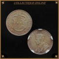 1927 : UNION S. A. : 2 SHILLINGS : COIN IN VF 25 : LOW Minted  398.541 : GRADED by S.A.N.G.S.