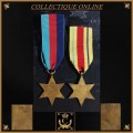 WW II : THE AFRICA STAR  and THE 1939-1945 STAR : DECORATION AWARDED TO N.J. SEGGIE 33443.