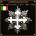 ITALY : RARE :  The Order of Saints Maurice and Lazarus : Grand Cross Breast Star. As Per Photo.