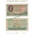 S. A. Bank Note : TIEN RAND/TEN RAND :  G RISSIK : DATE 1962 : FIRST ISSUE.