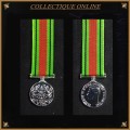 THE DEFENCE MEDAL  : MINIATURE : IN EXCELLENT CONDITION.As Per Photo.