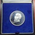 13 April 1974 - Burgers Centenary medallion - SILVER 925 - 5 National Convention - T.N.S
