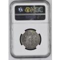 1923 UNION 2 SHILLING * XF - Details * NGC GRADE - very rare - herns value R15,000 in UNC & R7,500