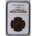 3RD FINEST - 1950 UNION 1 PENNY ** PF64RB ** NGC GRADE - NO 6 OF 8 IN PROOF SET ON AUCTION