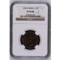 3RD FINEST - 1950 UNION 1/2 PENNY ** PF64RB ** NGC GRADE - NO 7 OF 8 IN PROOF SET ON AUCTION