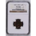 3RD FINEST - 1950 UNION 1/4 PENNY ** PF64RB ** NGC GRADE - NO 8 OF 8 IN PROOF SET ON AUCTION