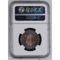 2ND FINEST - 1949 UNION 2 SHILLING - PF66 - NGC GRADE -SEE FULL SET - COIN 3 OF 9 ON AUCTION TODAY