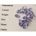 CERTIFIED 3.00cts TANZANITE - OVAL CUT - EXCELLENT 20 STONES = 3ct - Bid FOR THE LOT OF 20 STONES