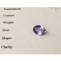 CERTIFIED 1.145cts TANZANITE - OVAL CUT EXCELLENT TOP COLOR AAA+ STONE - CAO DIAS