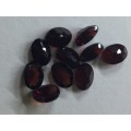1cts NATURAL SPESSARTITE RED GARNET "RED" OVAL CUTS MIXED SIZES - bid per 1ct - 10cts available
