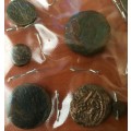Collection of Original Ancient & Shipwreck coins - set of  - in folder